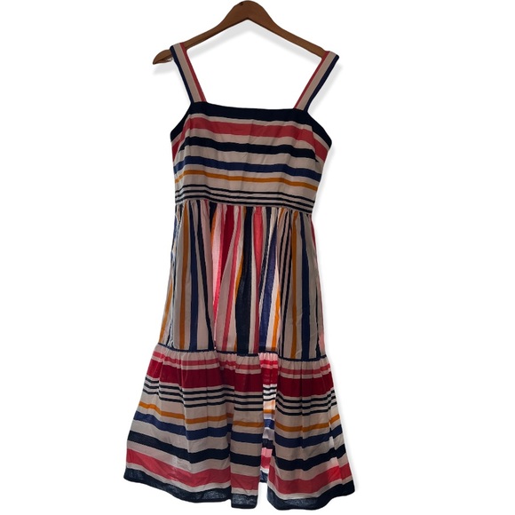 a line fit and flair cotton square neck dress VINCE CAMUTO - Picture 3 of 9